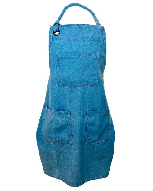 5-Pocket Recycled Cotton Denim Apron - Image 4