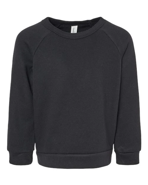 Toddler Sponge Fleece Raglan Crewneck Sweatshirt - Image 2
