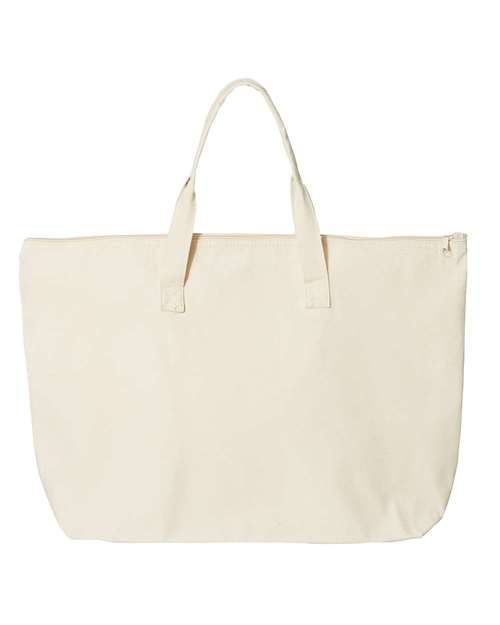 Tote with Top Zippered Closure - Image 3