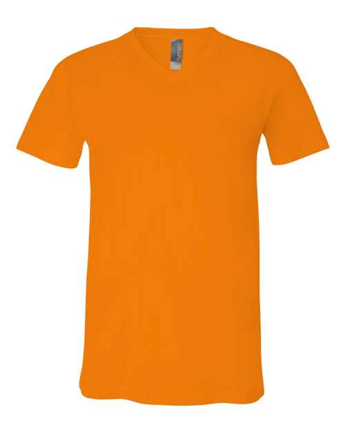Unisex Jersey V-Neck Tee - Image 18
