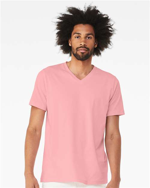 Unisex Jersey V-Neck Tee - Image 19