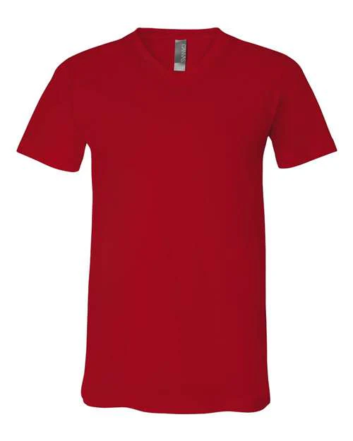 Unisex Jersey V-Neck Tee - Image 20