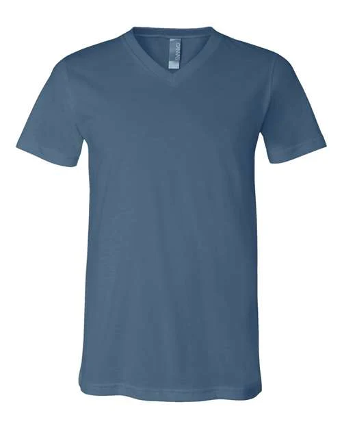 Unisex Jersey V-Neck Tee - Image 22