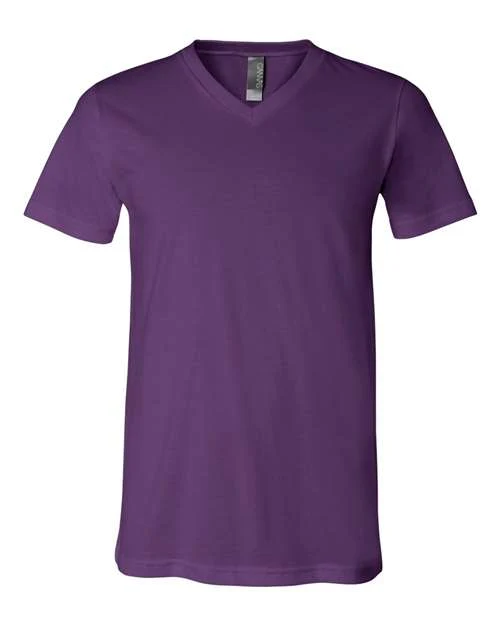 Unisex Jersey V-Neck Tee - Image 23