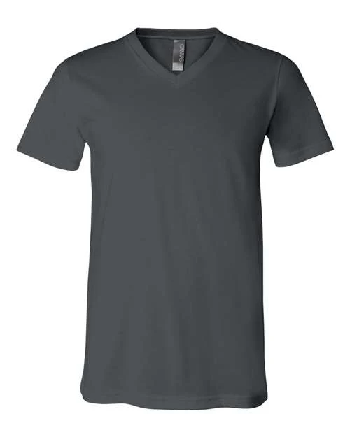 Unisex Jersey V-Neck Tee - Image 3