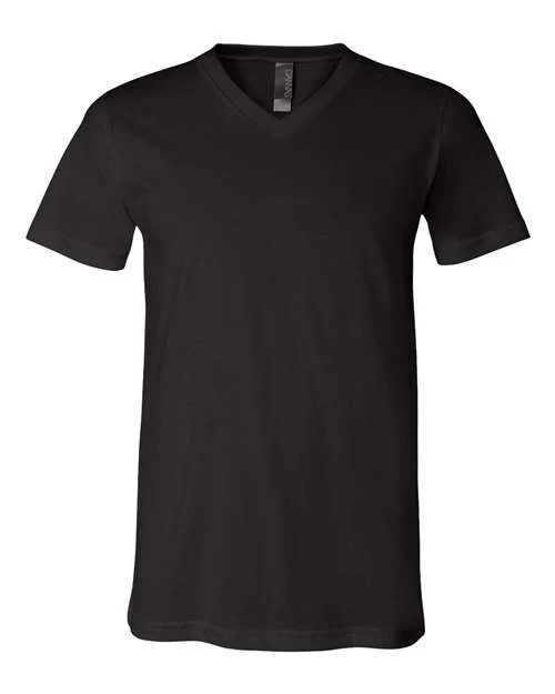 Unisex Jersey V-Neck Tee - Image 4