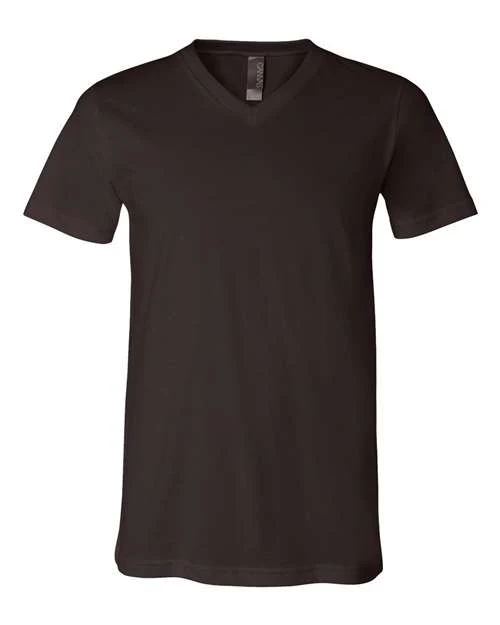 Unisex Jersey V-Neck Tee - Image 5