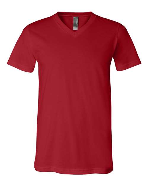 Unisex Jersey V-Neck Tee - Image 6