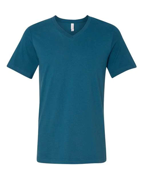 Unisex Jersey V-Neck Tee - Image 9