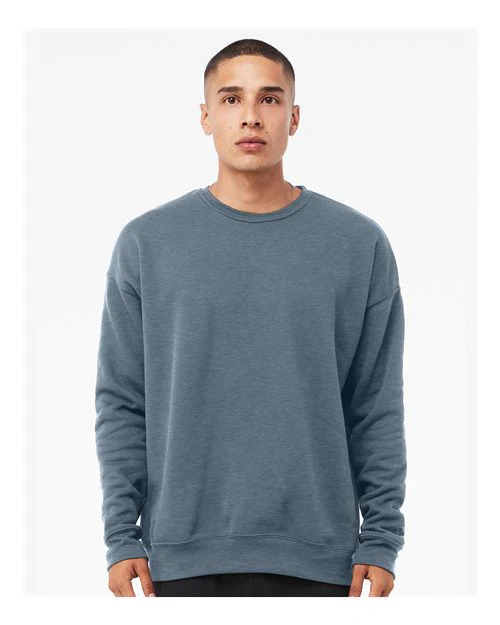 Unisex Sponge Fleece Drop Shoulder Crewneck Sweatshirt - Image 19