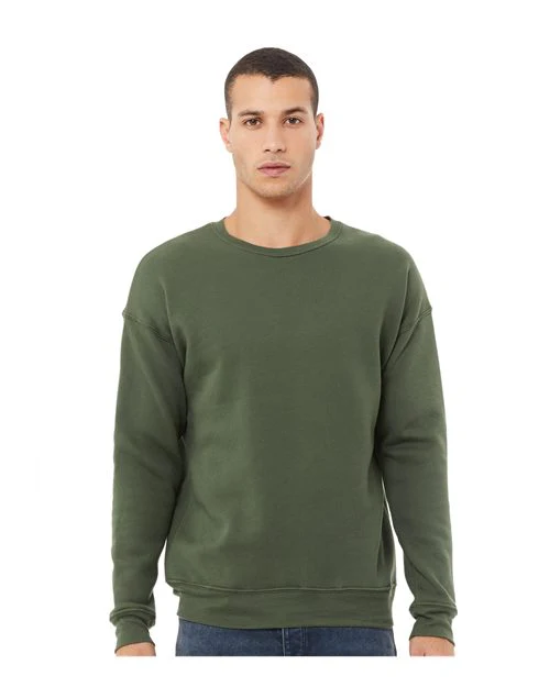 Unisex Sponge Fleece Drop Shoulder Crewneck Sweatshirt - Image 24