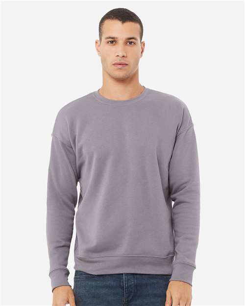 Unisex Sponge Fleece Drop Shoulder Crewneck Sweatshirt - Image 31