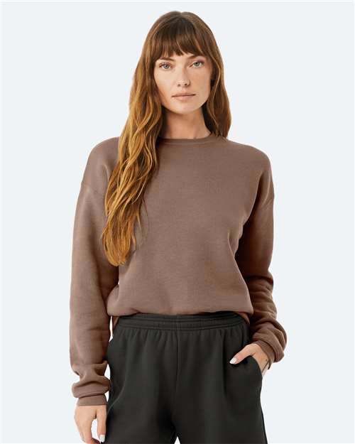 Unisex Sponge Fleece Drop Shoulder Crewneck Sweatshirt - Image 35