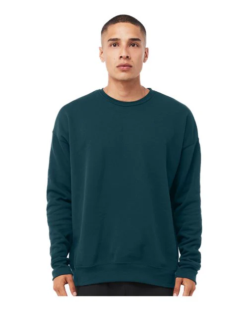Unisex Sponge Fleece Drop Shoulder Crewneck Sweatshirt - Image 4