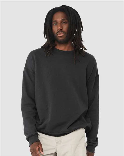 Unisex Sponge Fleece Drop Shoulder Crewneck Sweatshirt - Image 7