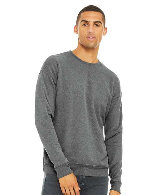 Unisex Sponge Fleece Drop Shoulder Crewneck Sweatshirt - Image 9