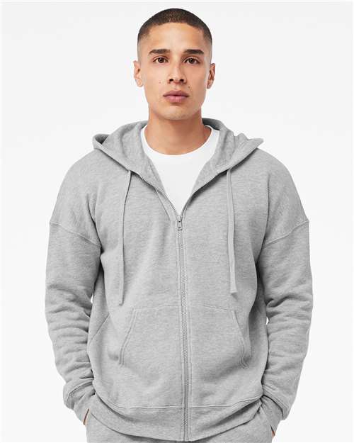 Unisex Sponge Fleece DTM Full-Zip Hoodie Sweatshirt - Image 2
