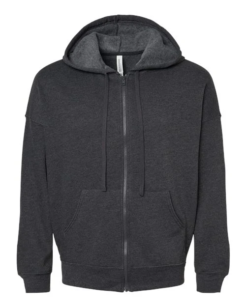 Unisex Sponge Fleece DTM Full-Zip Hoodie Sweatshirt - Image 4