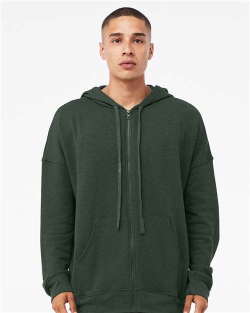 Unisex Sponge Fleece DTM Full-Zip Hoodie Sweatshirt - Image 5