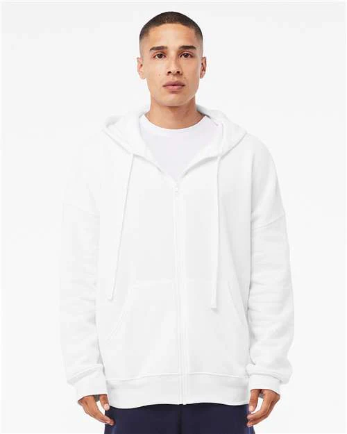 Unisex Sponge Fleece DTM Full-Zip Hoodie Sweatshirt - Image 7