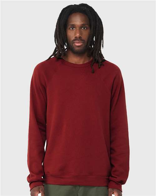 Unisex Sponge Fleece Raglan Crewneck Sweatshirt - Image 10