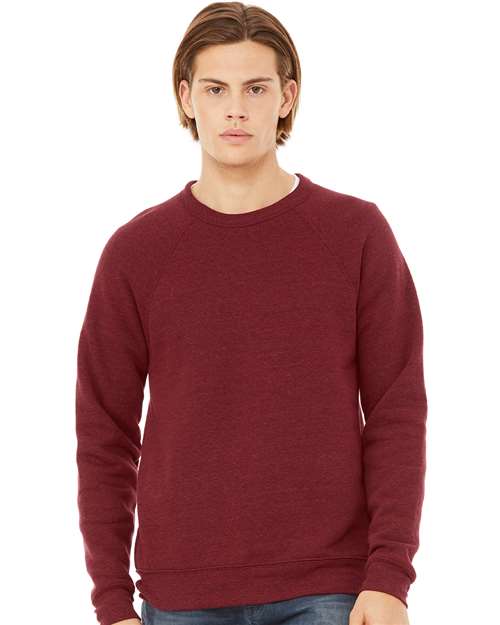 Unisex Sponge Fleece Raglan Crewneck Sweatshirt - Image 11