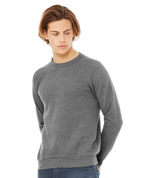 Unisex Sponge Fleece Raglan Crewneck Sweatshirt - Image 16