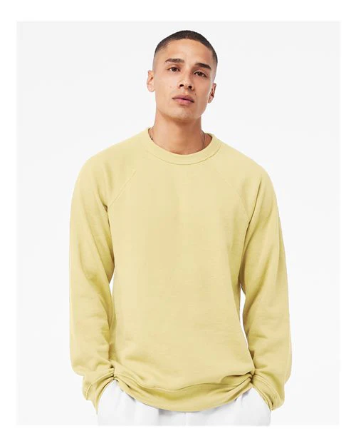 Unisex Sponge Fleece Raglan Crewneck Sweatshirt - Image 19