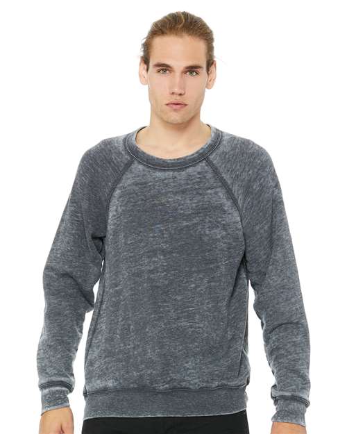 Unisex Sponge Fleece Raglan Crewneck Sweatshirt - Image 21