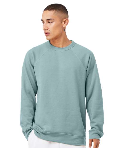 Unisex Sponge Fleece Raglan Crewneck Sweatshirt - Image 23