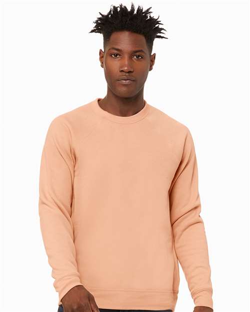 Unisex Sponge Fleece Raglan Crewneck Sweatshirt - Image 40