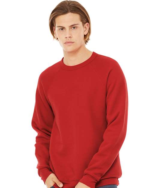 Unisex Sponge Fleece Raglan Crewneck Sweatshirt - Image 42