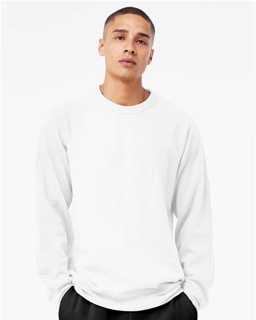 Unisex Sponge Fleece Raglan Crewneck Sweatshirt - Image 47