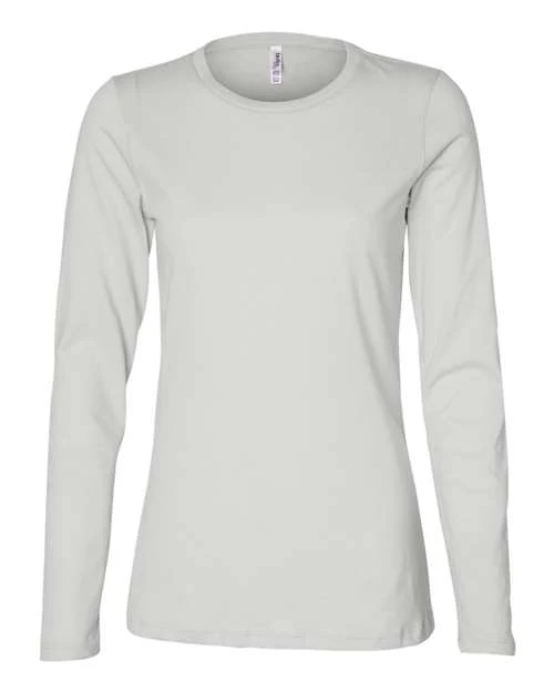 Women’s Relaxed Jersey Long Sleeve Tee - Image 3
