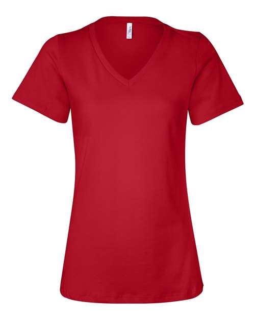 Women’s Relaxed Jersey V-Neck Tee - Image 14