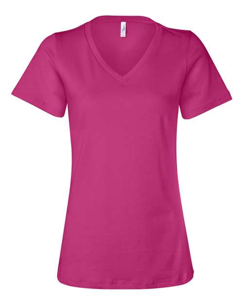 Women’s Relaxed Jersey V-Neck Tee - Image 3