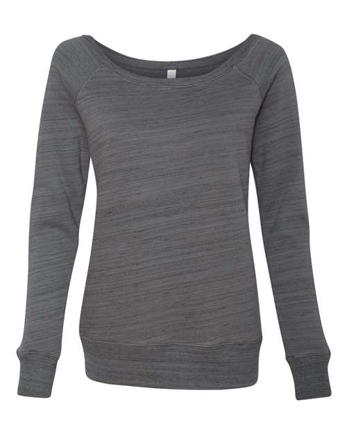 Women’s Sponge Fleece Wide Neck Sweatshirt - Image 4