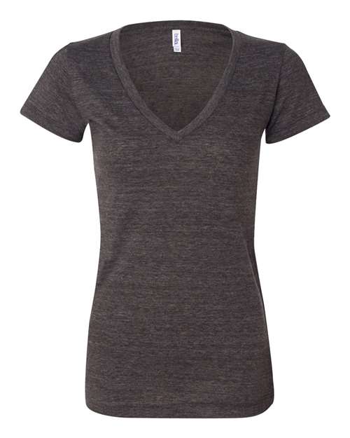 Women’s Triblend Deep V-Neck Tee - Image 4