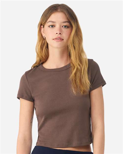Women's Micro Rib Baby Tee - Image 5