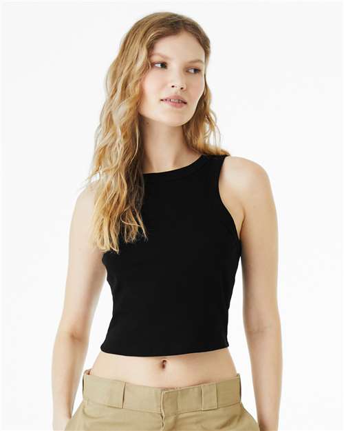 Women's Micro Rib Racer Tank - Image 3
