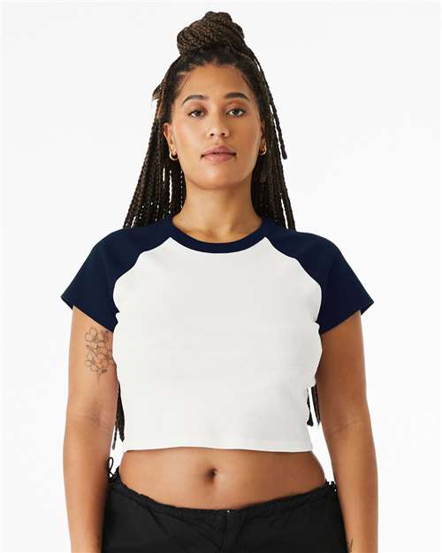 Women's Micro Rib Raglan Baby Tee - Image 6