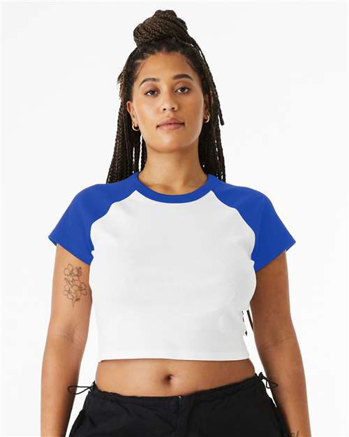 Women's Micro Rib Raglan Baby Tee - Image 9