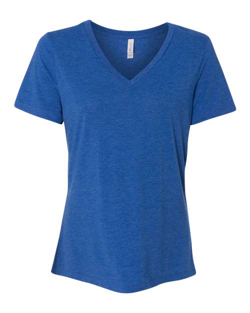 Women's Relaxed Triblend V-Neck Tee - Image 13