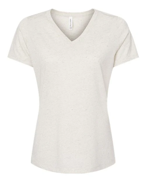 Women's Relaxed Triblend V-Neck Tee - Image 6