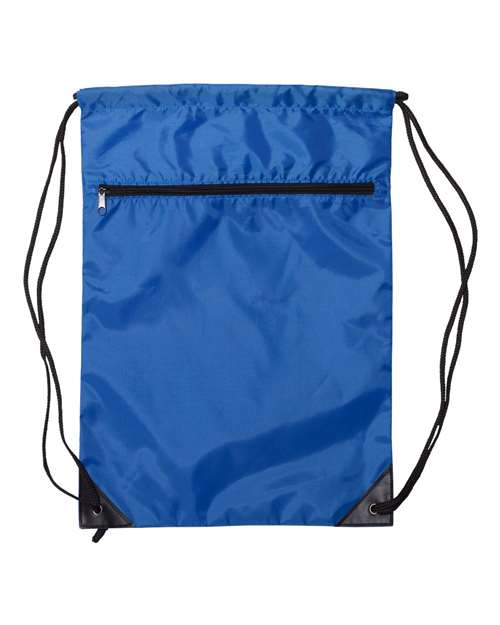 Zippered Drawstring Backpack - Image 7